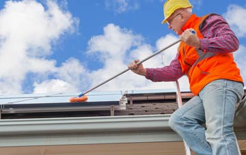 West Cowick soft wash roof cleaning
